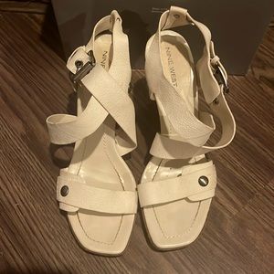 Nine West high heel sandals sz 9M